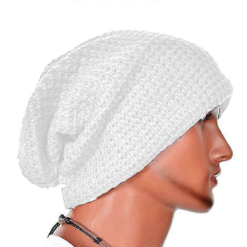 Men Oversize Beanie Cap Slouchy Knit Hats