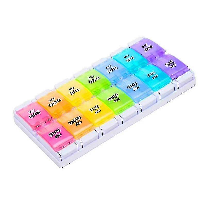 Travel 7 Pill Box, Open