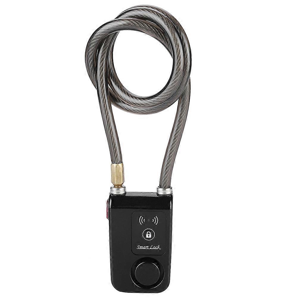 80cm Smart Keyless Bluetooth Lock Waterproof 110dB Wire Rope Anti theft Alarm Bicycle Lock