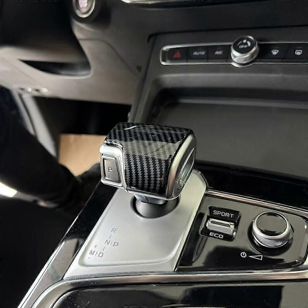 Car Accessories For Lsuzu D-Max D-max 2021-2024 Gear Head Cover Carbon Fiber Texture Auto Parts Knob