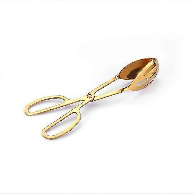 2 ملقط طعام من الفولاذ المقاوم للصدأ ، تونج سلطة ، ملقط كيك ، ملقط خبز ، إلخ