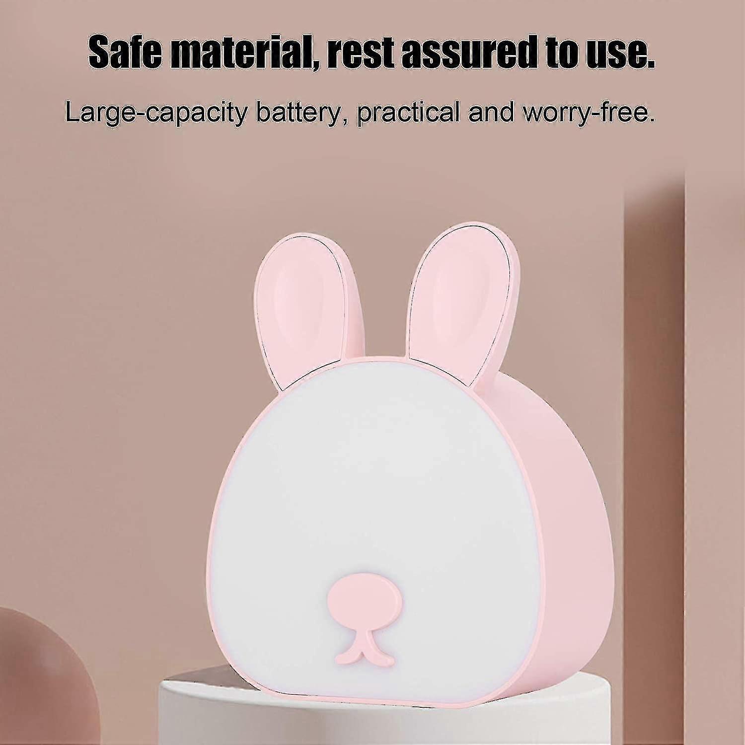 Bedside Lamp, Practical Night Lamp With Rabbit Shape For Home For The Office For The Bedroom For The Bedside
