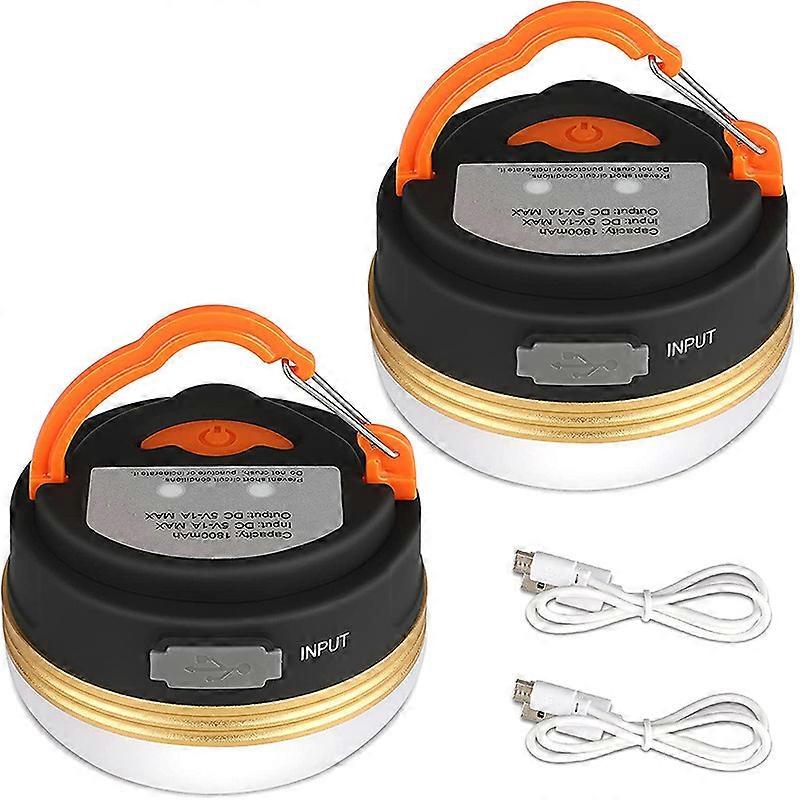 2 PackCamping LanternRechargeable Tent Lights, Water Resistant, Magnetic Base