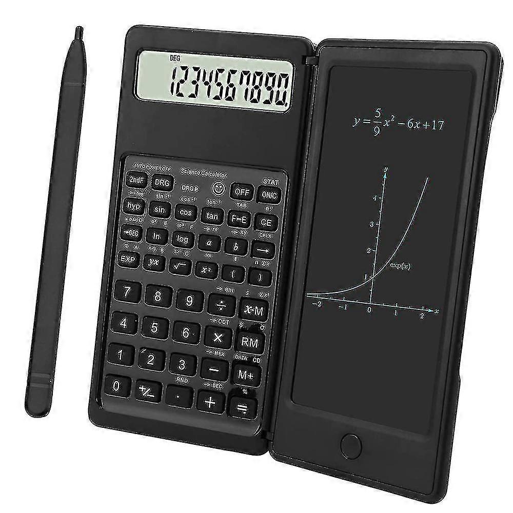 Scientific Calculator 10-digit Lcd Display Engineering Calculator With Writing Tablet For High Scho