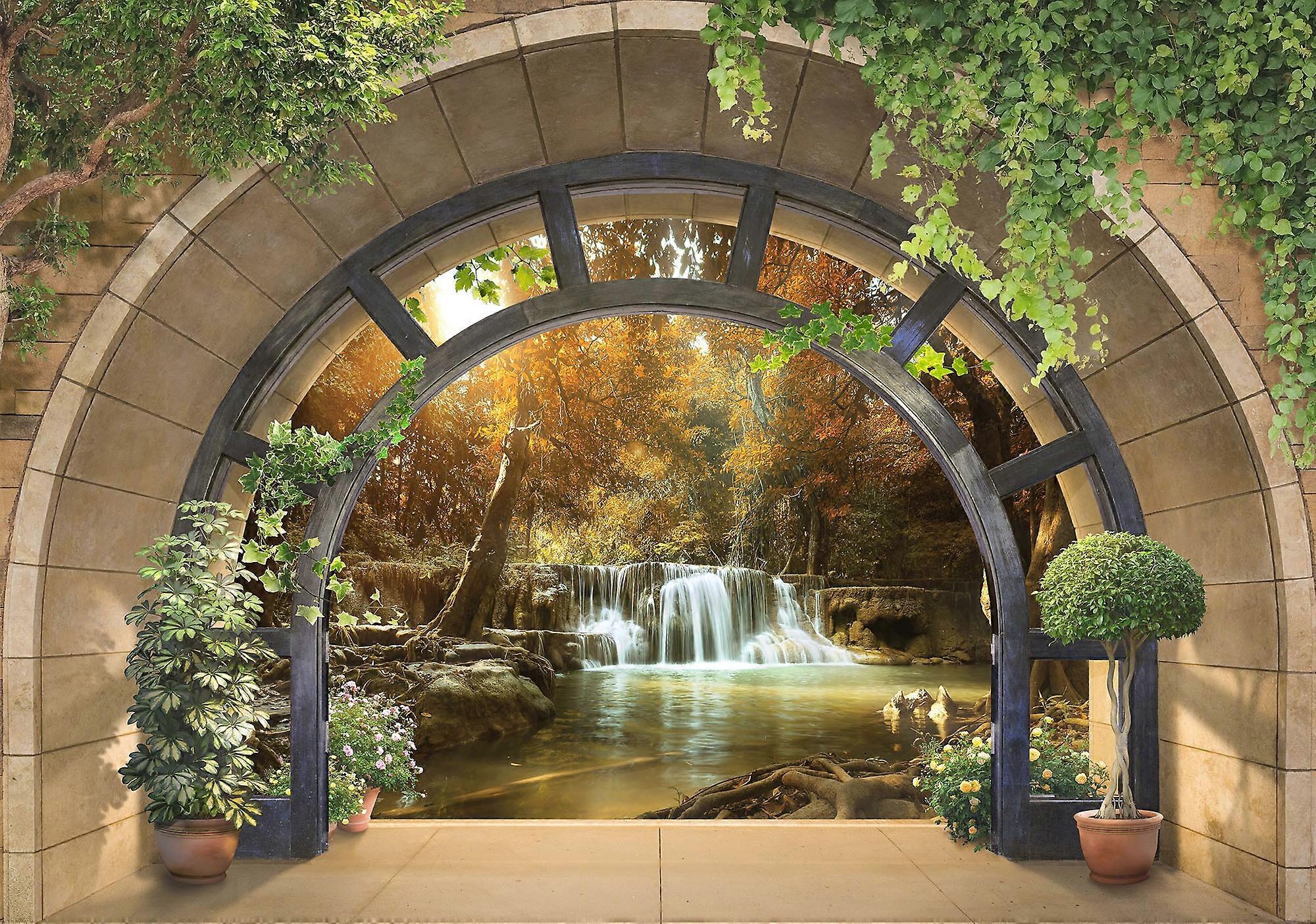 Wall Mural Stone Archway