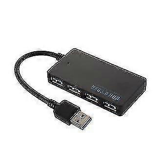 4 Ports Usb 3.0 Hub Ultra Slim Data Expansion Cable Splitter Adapter 5gbps High Speed For Laptop Pc
