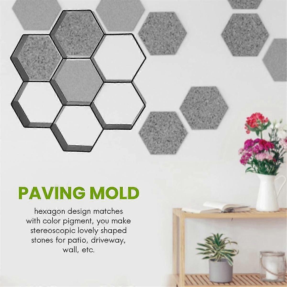 Diy Patio Walk Maker Stepping Stone Concrete Paver Mold Reusable Path Maker Mold Garden Paving Stone