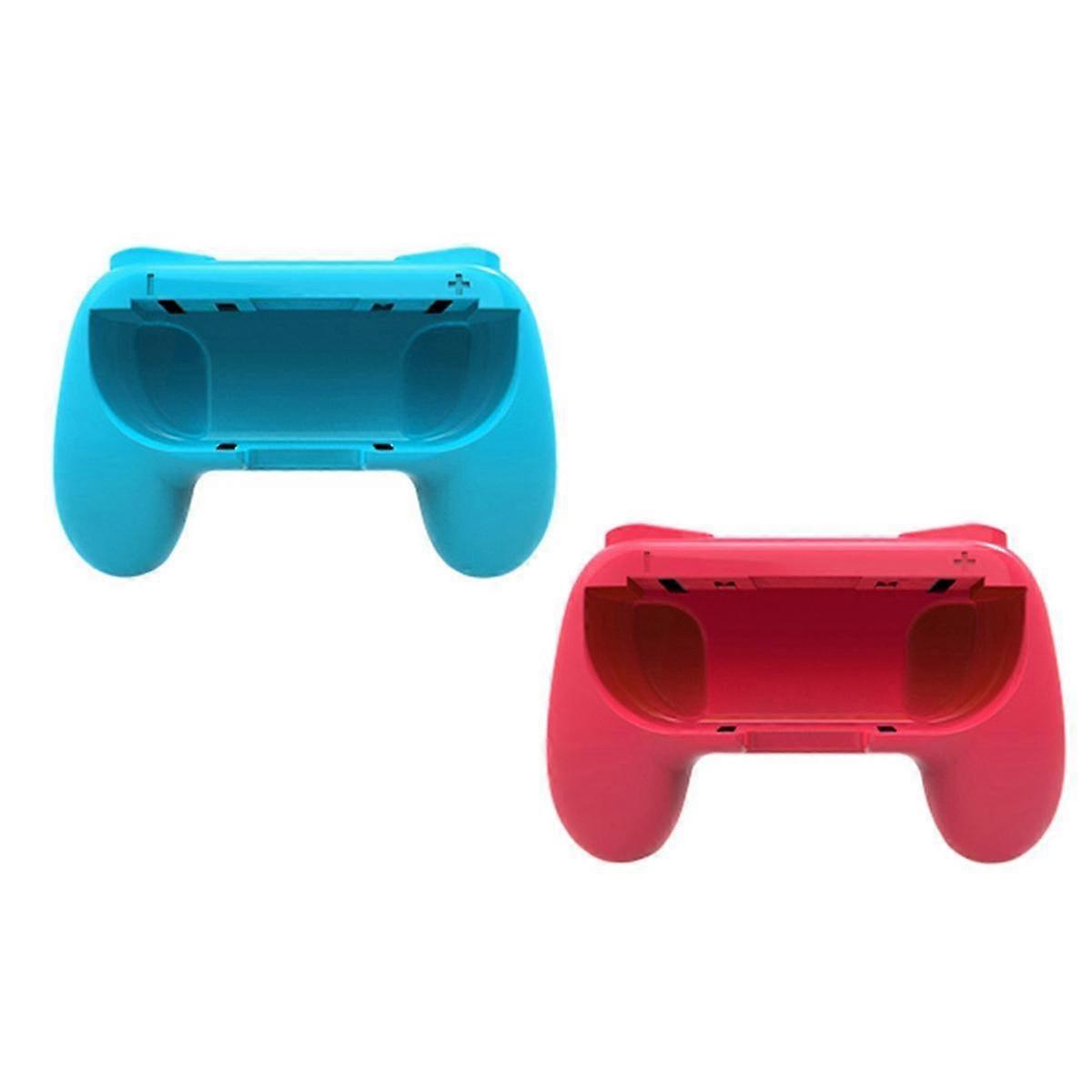 Multi-Function Upgraded -851B Convenient for Grip Handle Ns Joycon Mini Grip Handle Grip,Blue Red