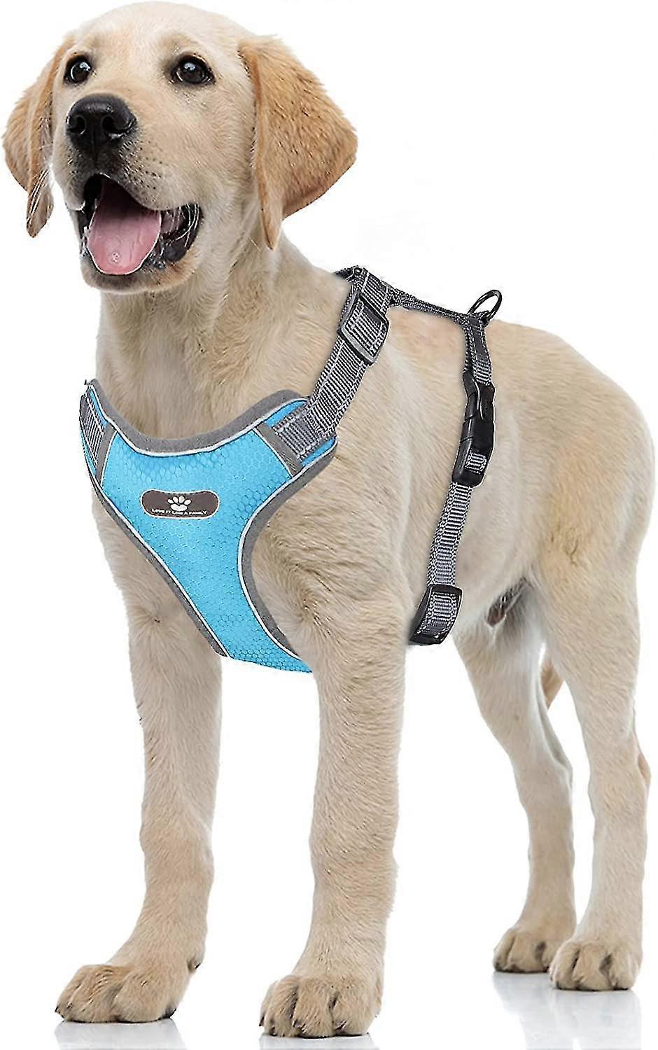 Anti Pull Dog Harness, Breathable Dog Harness Easy To Put On, Reflective Adjustable Dog Vest, Soft Mesh Comfort Multi-color optional