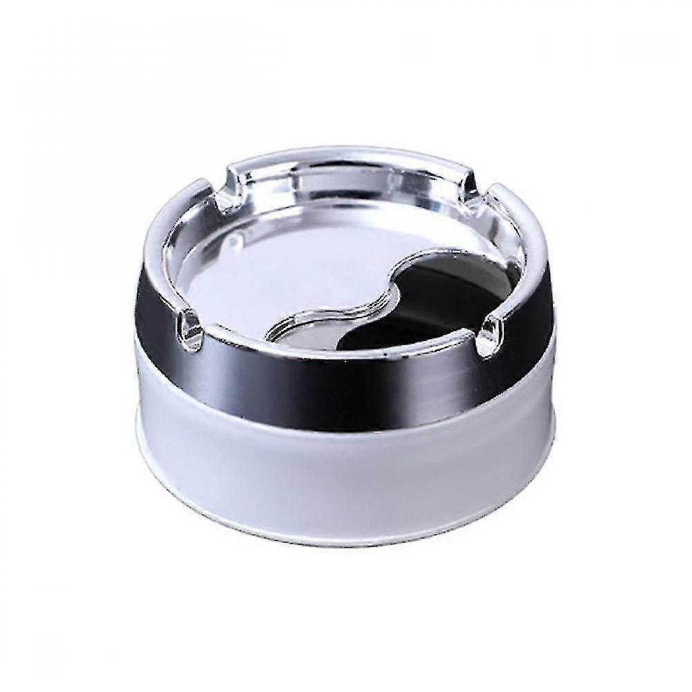 Household Detachable Rotatable Lid 360 Degree Free Rotation Stainless Steel Corrosion Resistance Portable Cigarette Ashtray