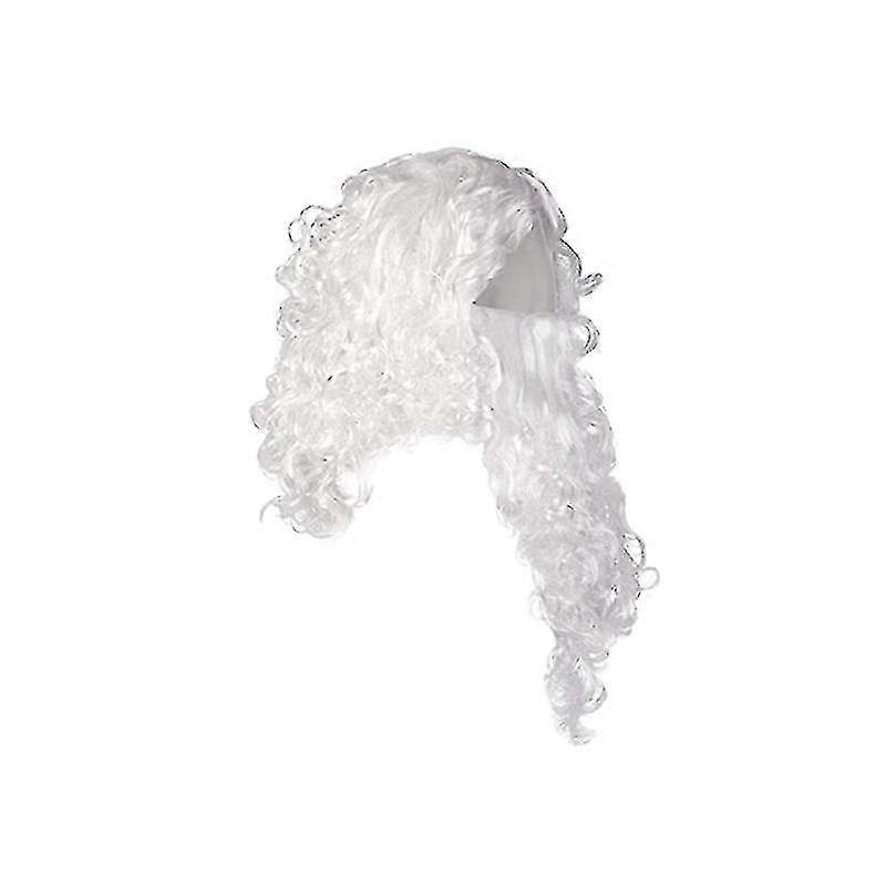 Christmas Santa Beard And Wig Set