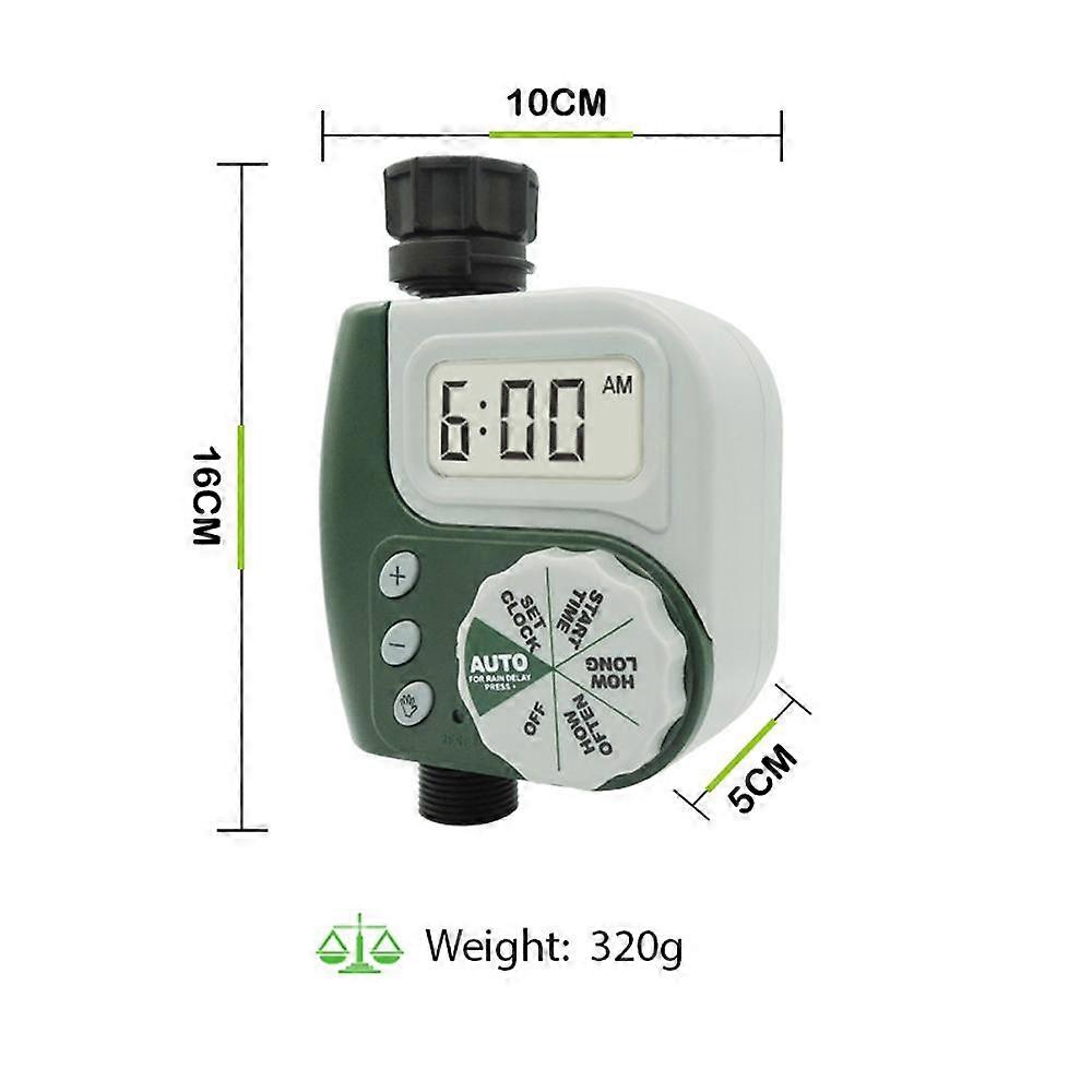 Single-Outlet Hose Watering Timer, 1, Green