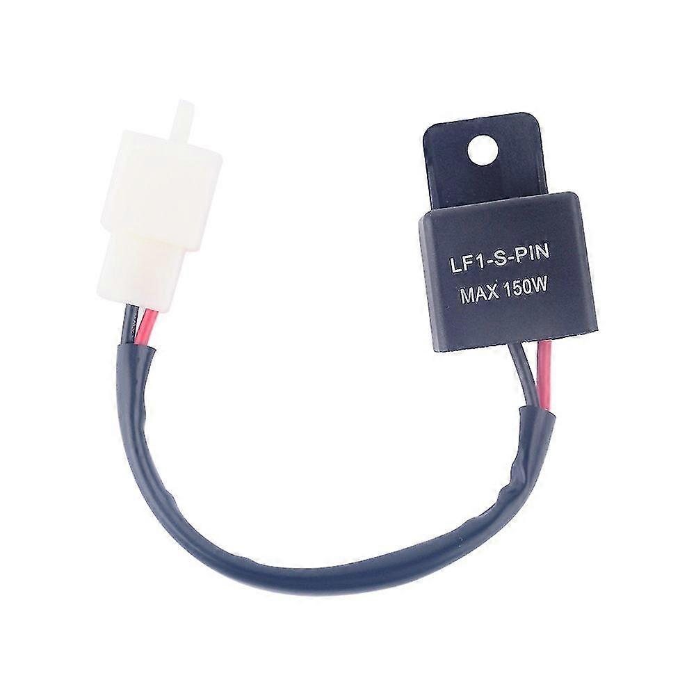 Motorcycles Led Turn Light,12v Led Turn Light Flasher Relay Turn Signal Rate Control Blinkrelais(1pcs)(black)