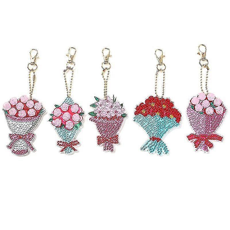 (style 9)christmas Diamond Painting Keychains