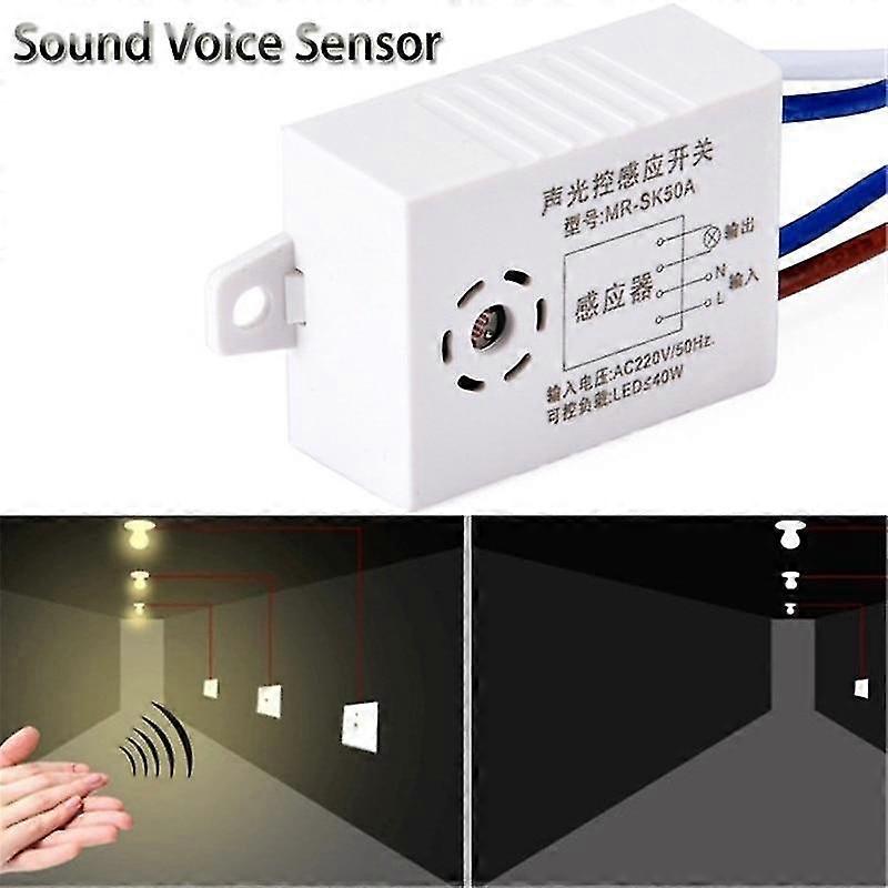 220v Sound Voice Sensor-intelligent Auto On/off Light Switch