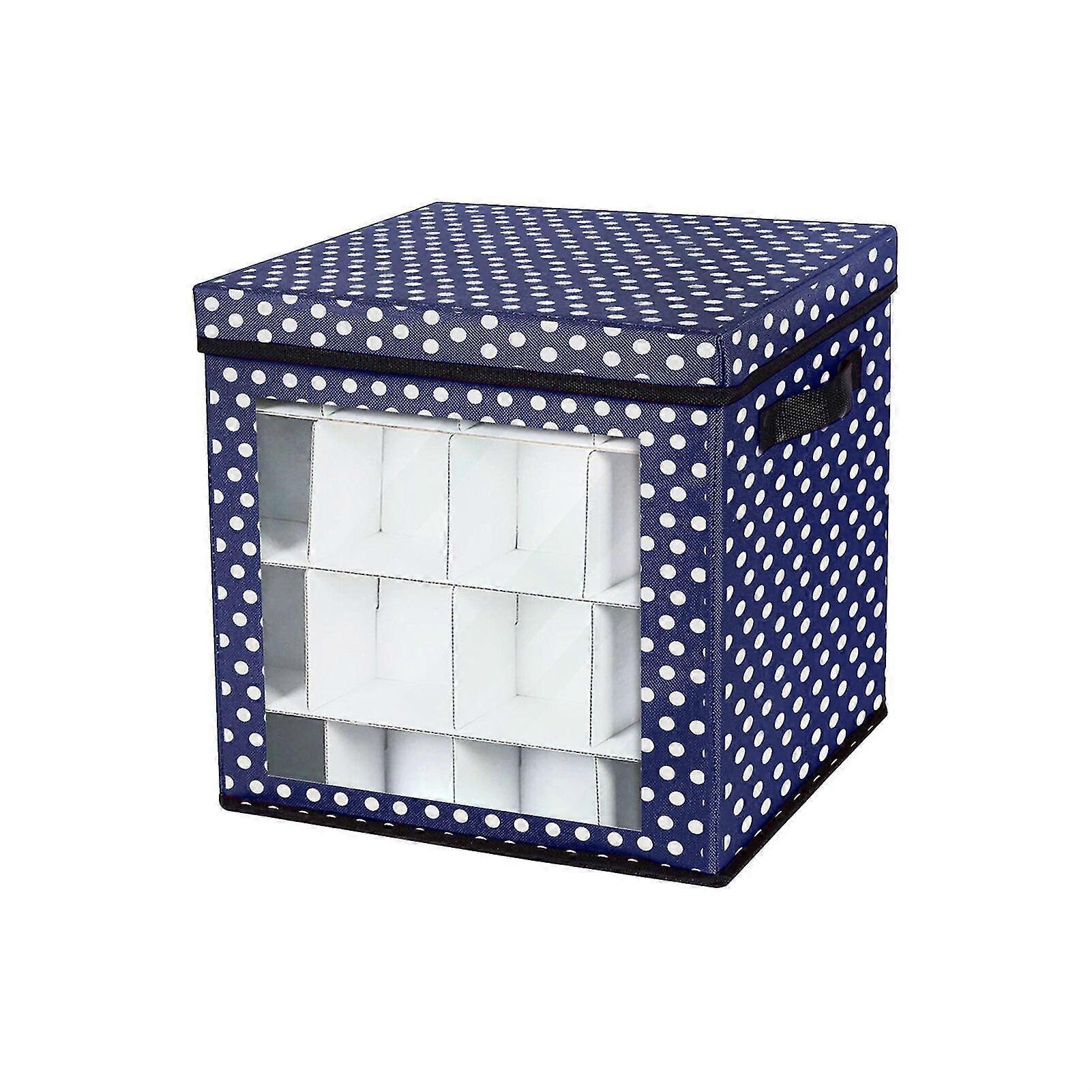 64 Grid Christmas Ball Storage Box Cadeau détachable polyvalent