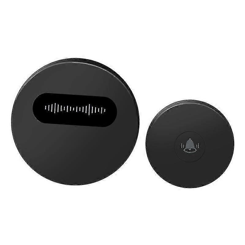 Logo Luminous Self-generating Wireless Doorbell 1 Drag 1 Waterproof Battery-free Paste 58 Chord Music At Will