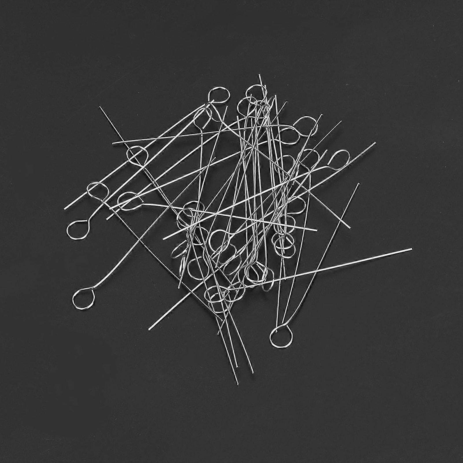 Reusable Inoculating Loop Holders with Nichrome Needle Tips 50PCS for Laboratory Use 5mm