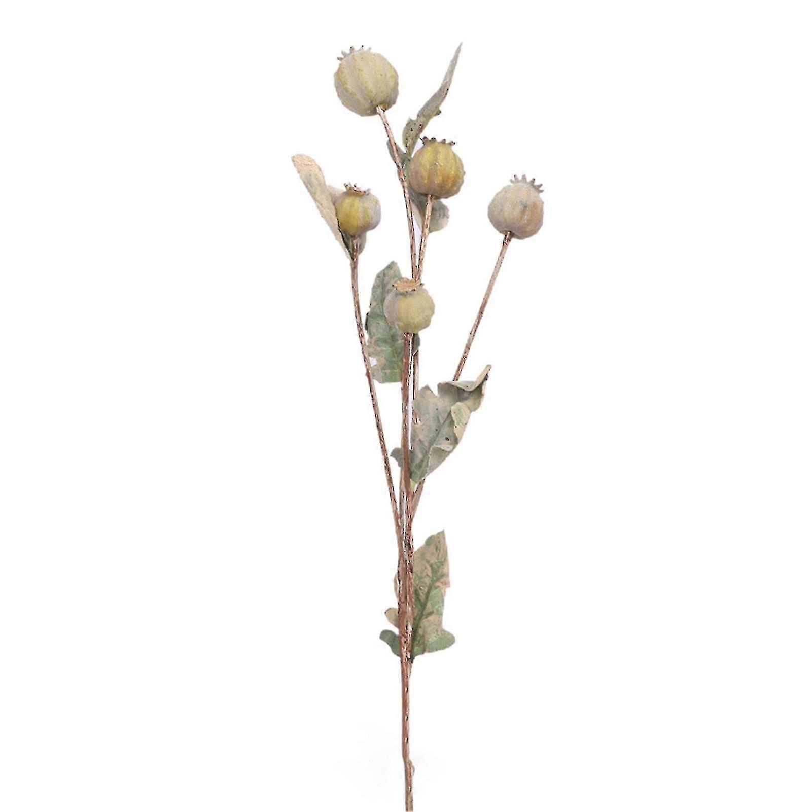 Artificial Plant Vivid No Withering Vibrant Colors Poppy Fruit Nuts Artificial Flowers Supplies Party Decor{free Shipping}