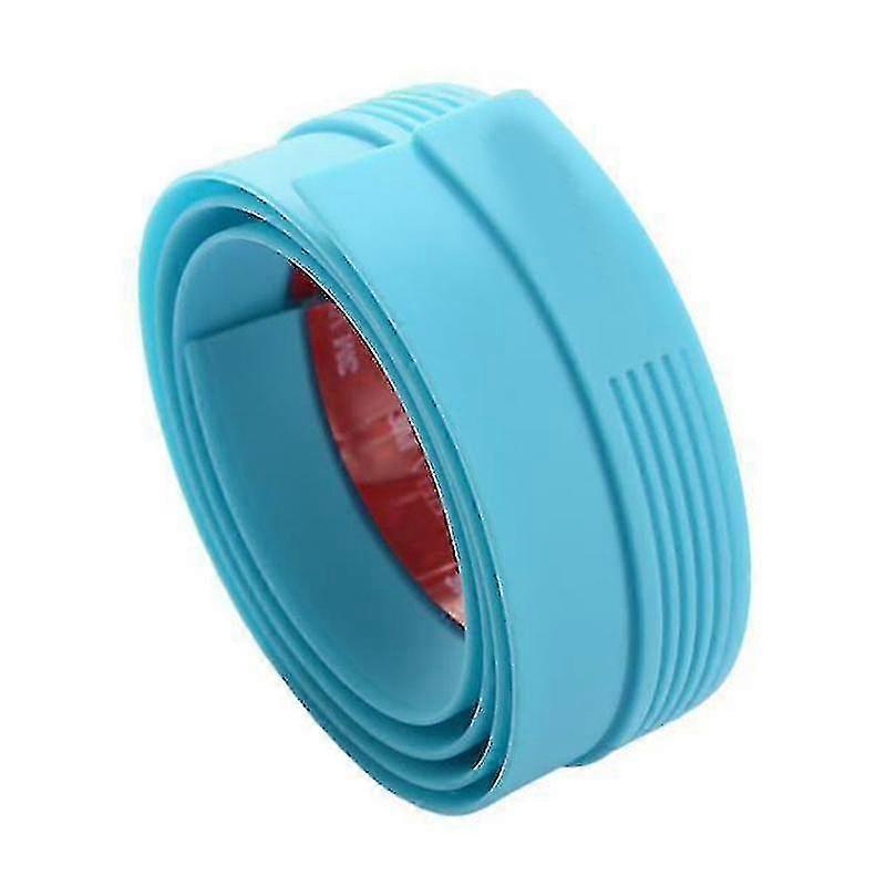 Door Bottom Seal Strip Tape Sealing Sticker Adhesive Anti-collision For Windproof1m1pcsblue