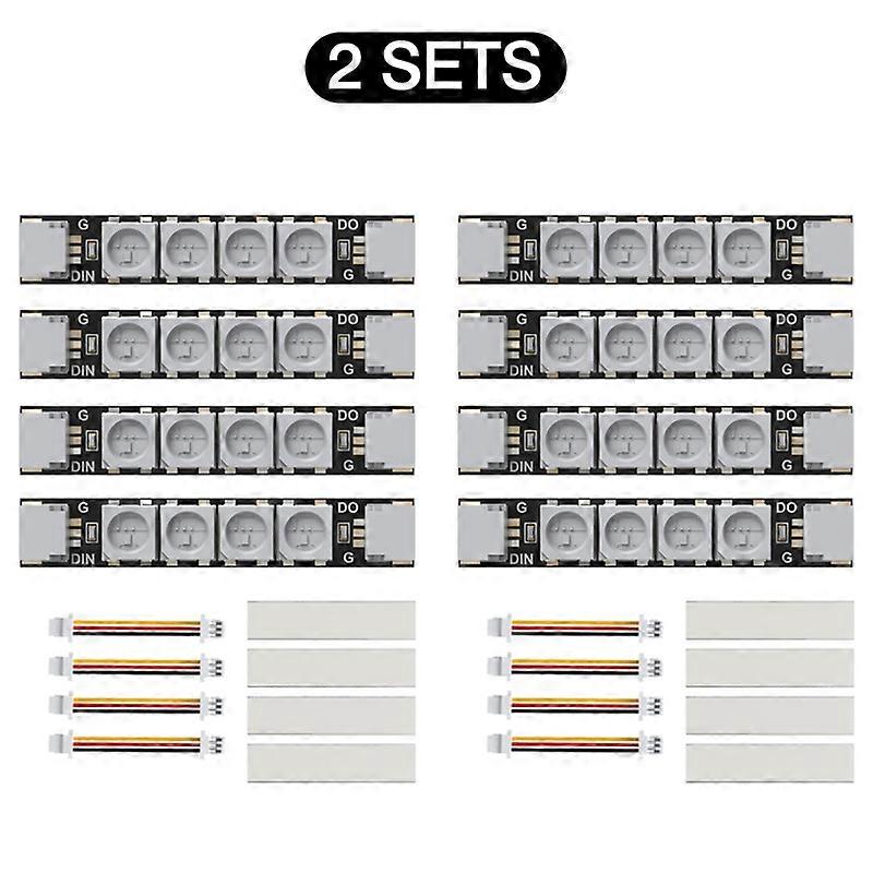 4PCS / 8PCS SpeedyBee Programmerbar 2812 Arm LED-ljus Armlight 5V RGB För RC FPV Racing Freestyle Whoop Drone Quadcopter Runcam