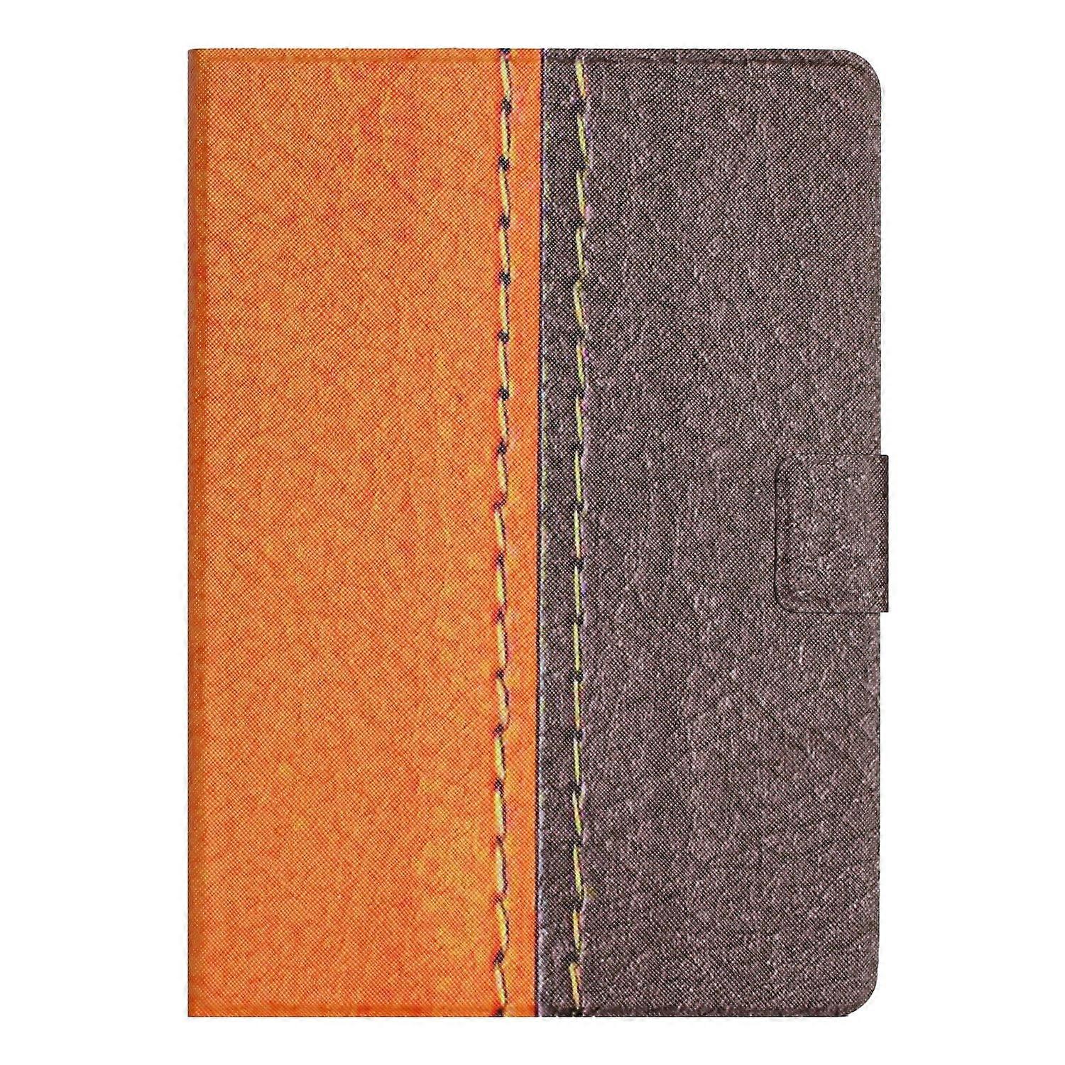Tablet Case For Lenovo Tab P11 Stitching Solid Color Smart Leather Tablet Case(Orange)