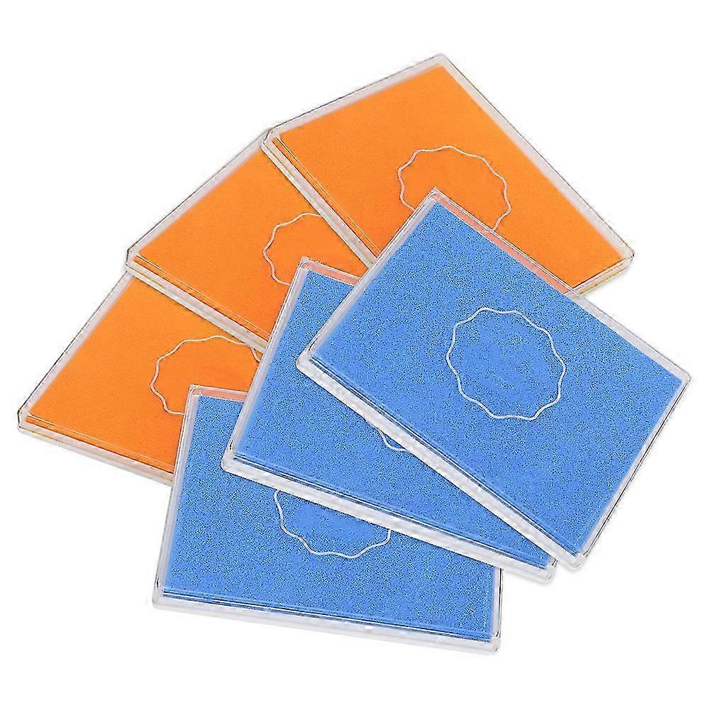 Fingerprint Ink Pad for DIY Crafts, Stamping on Fabric, Paper, and Plastic - 10cm x 12.5cm