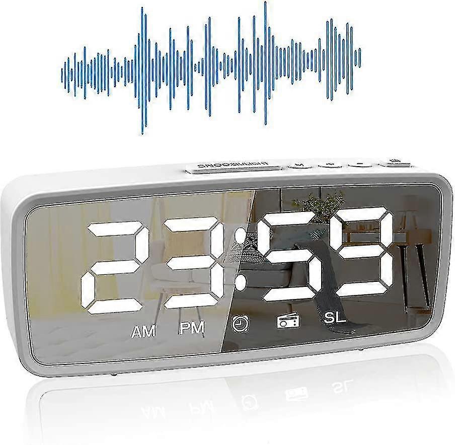 Loud Vibrating Alarm Clock For Heavy Sleepers And Deaf Hearing Impaire