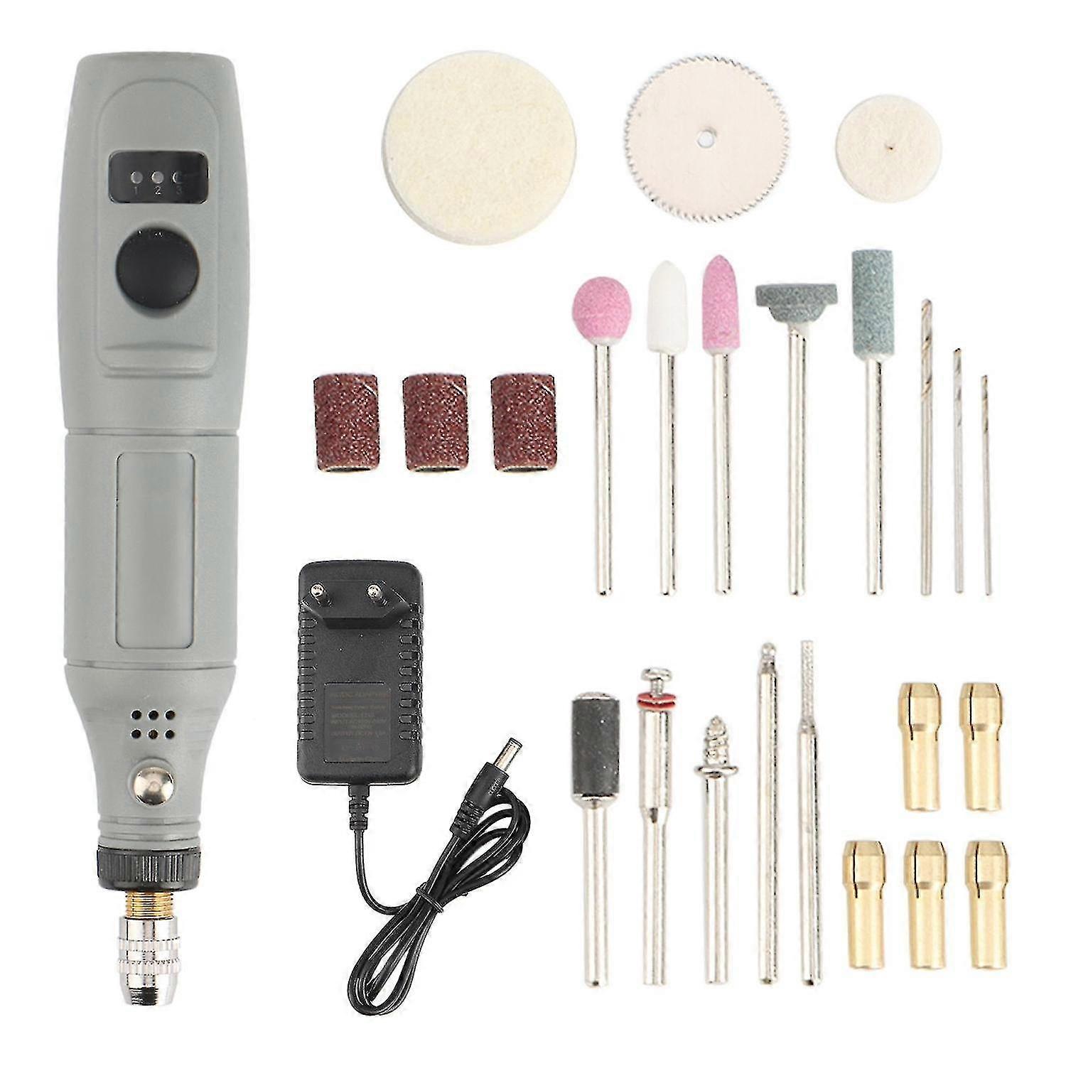 Eu Plug, Mini Electric Tools Functal Grinder Grinding Accessories Set Speed