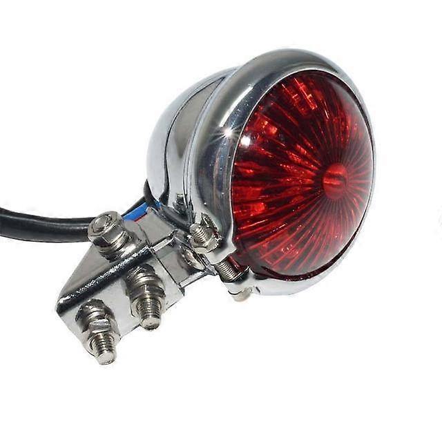 12V LED Motorcycle Vintage Taillights Bates Style Led Brake Light Parking Tail Light Cafe Racer Scrambler for Chopper Custom