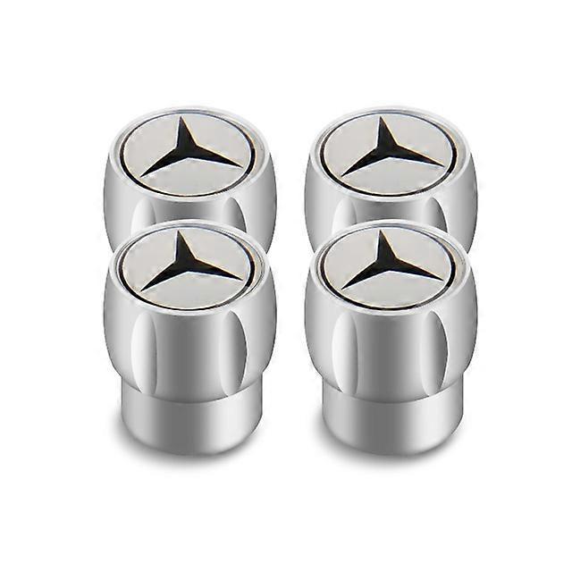 4PCS Car Wheel Tire Valves Tyre Stem Air Caps Cover For W210 W211 W124 W168 W176 W203 W204 W212 W123 W124 W205 CLA CLK CLS GLA