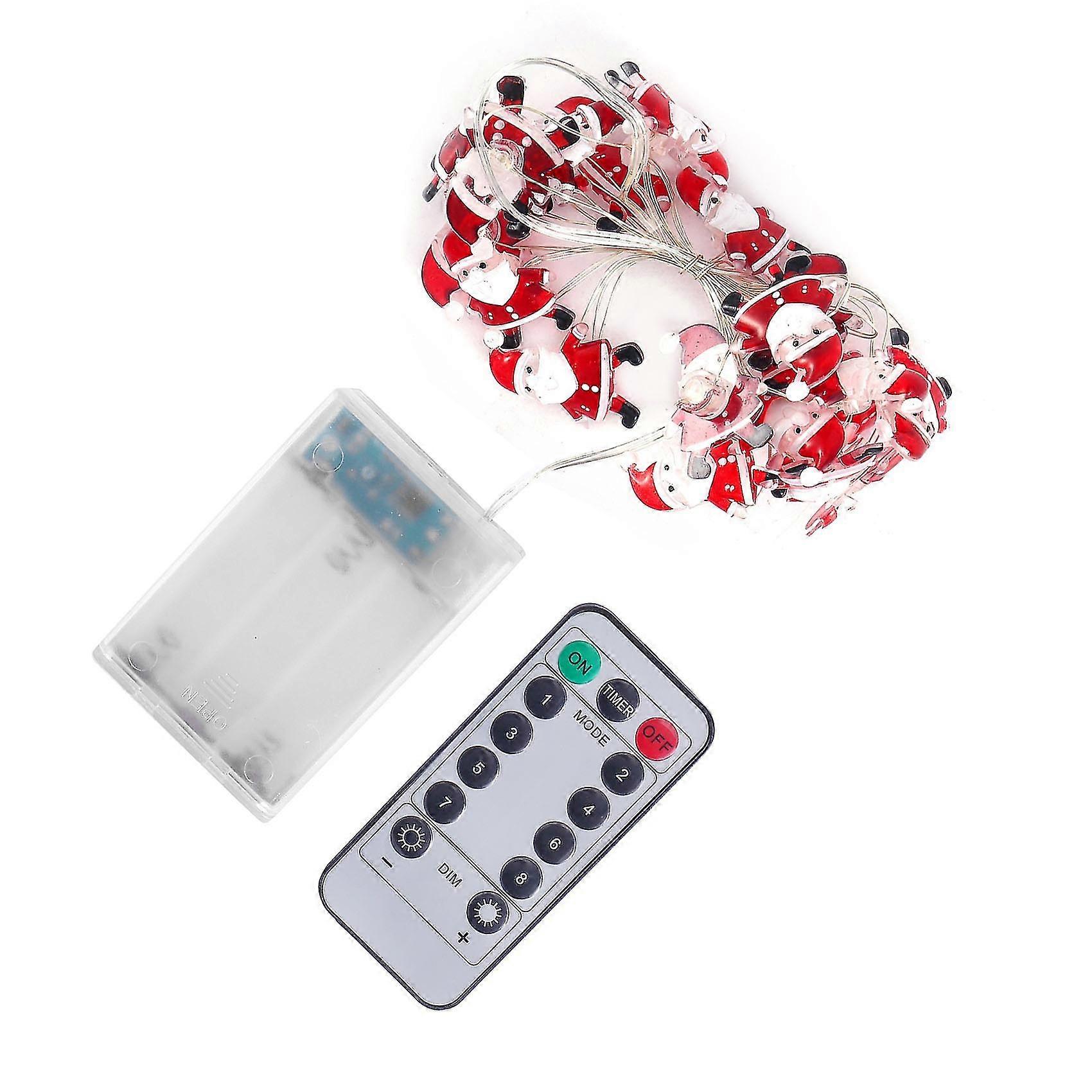 Nueva lámpara Led String Crutch Holiday Battery Box Copper Wire Decorative Lantern String