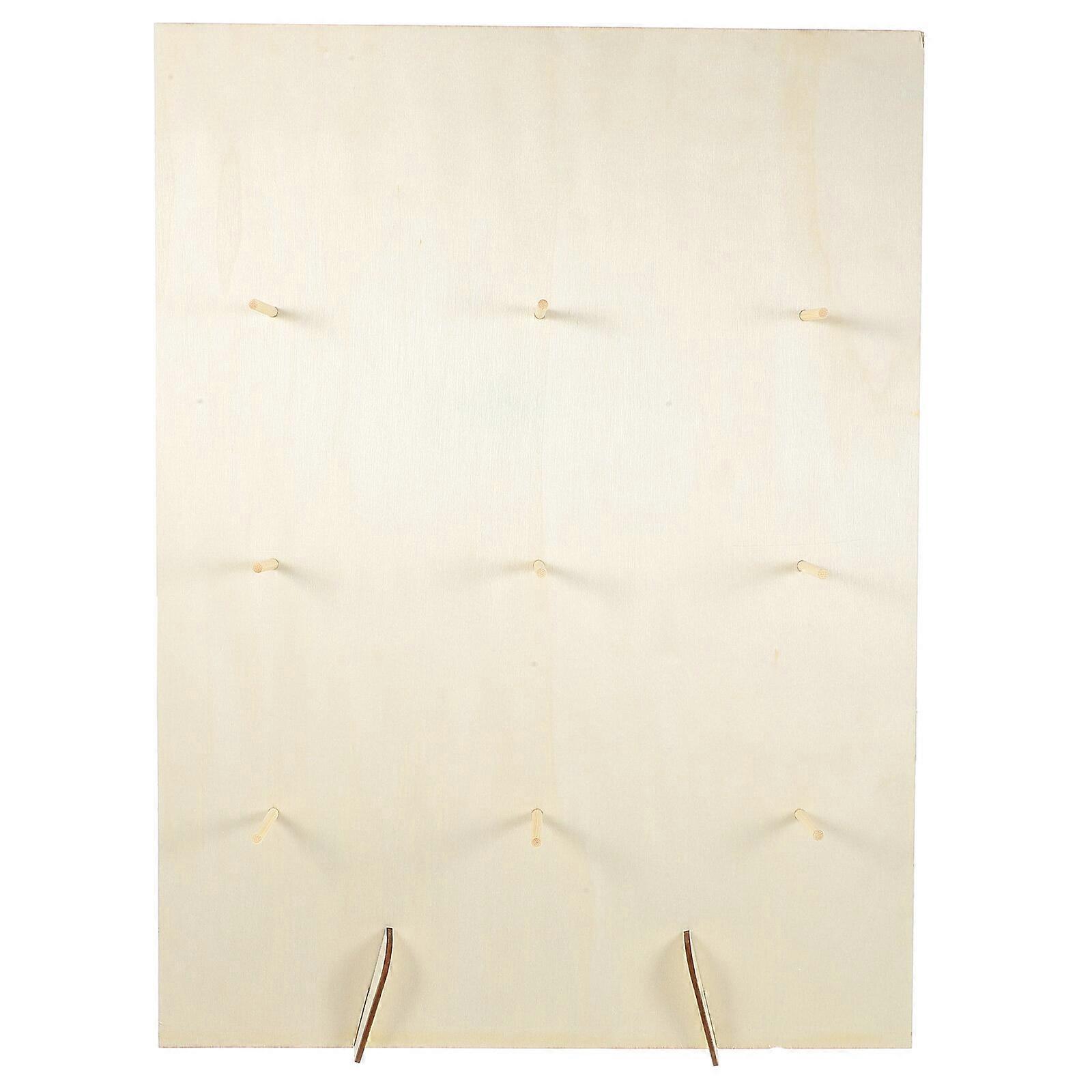 Munkdisplayställ i trä, munkdisplaybräda, bordsmonter med tomma munkar