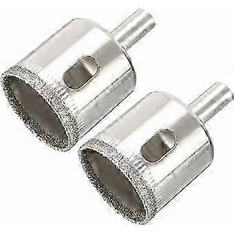 2pcs Diamond Core Bit  Drill Bit for Ceramic Marble Glass Tile 30mm