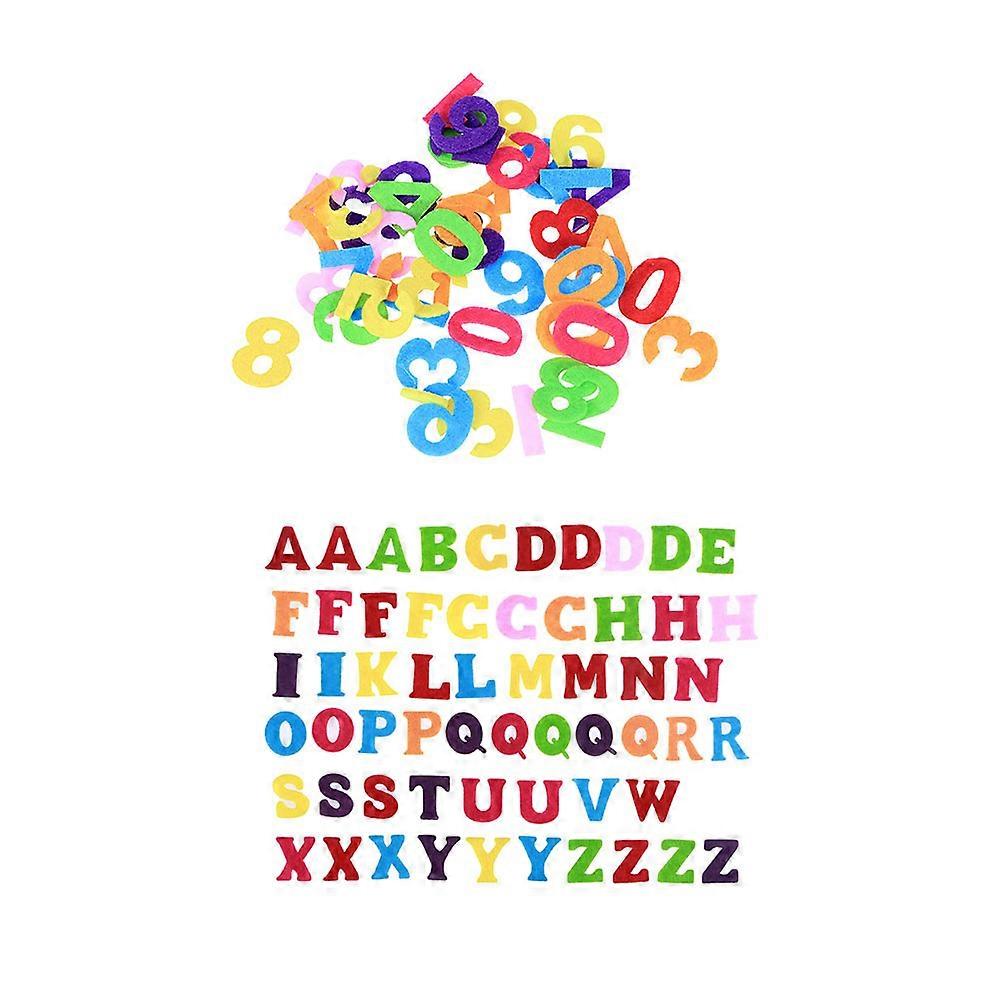 200 stuks vilt nummers speelgoed vilt nummers nummer letter accessoires kinderen vilt letters