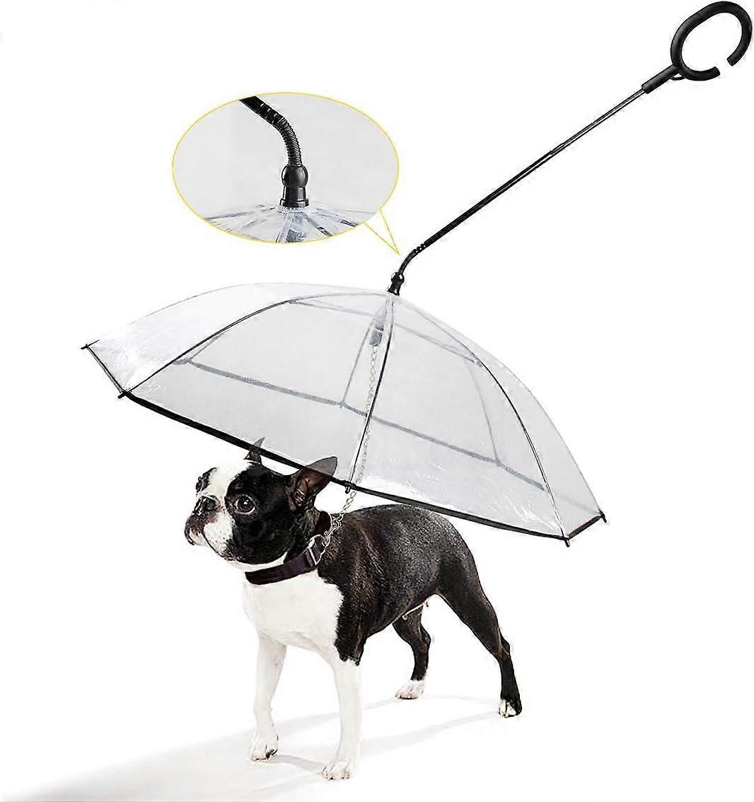 Dog Umbrella with Leash for Small Pets