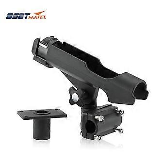 Support universel pour canne à pêche en métal réglable à 360° pour kayak ou bateau