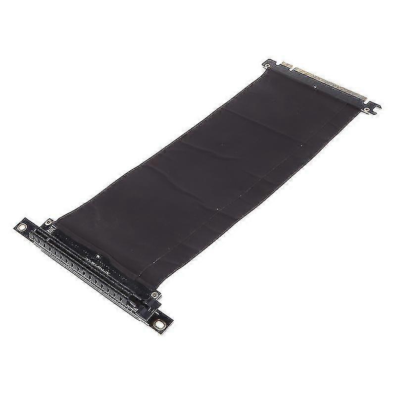 Pci Express Pcie3.0 16x To 16x Flexible Cable Card Extension Port Adapter 90 Degree Angle Extender Riser Card