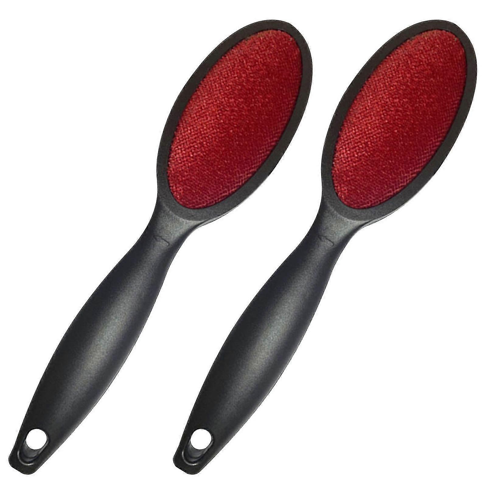 Double-sided Lint Brush Multipurpose Electrostatic Clothes Brush For Home2pcs-black