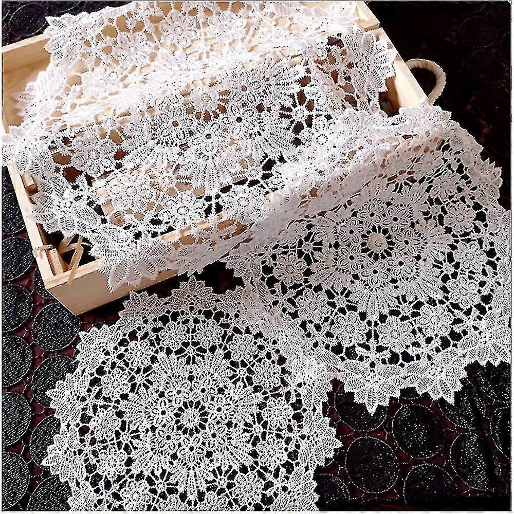 6 Pcs Round Cutout Coasters