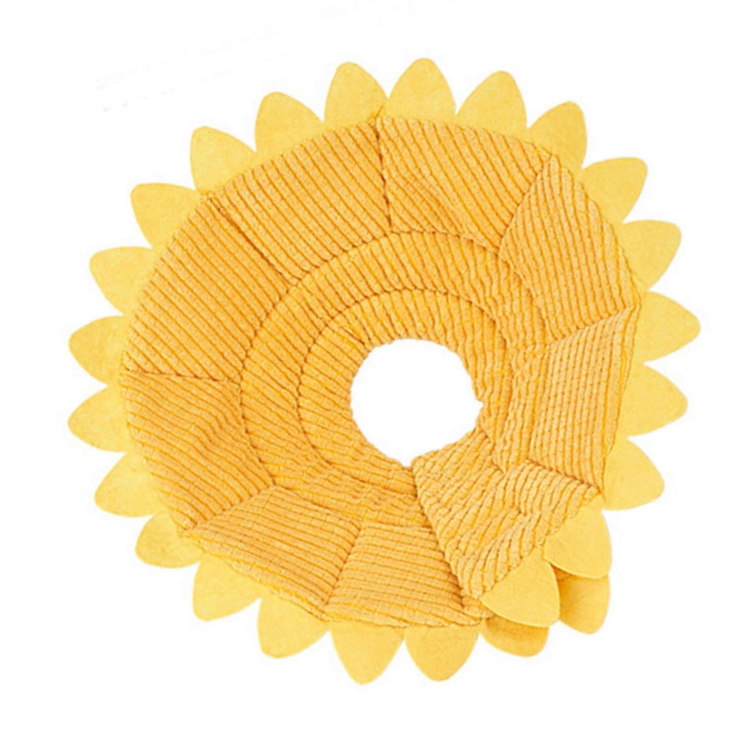 Pet Recovery Collar Prevent Licking Biting Adjustable Cute Flower Shape Cat Dog Elizabethan Collar f