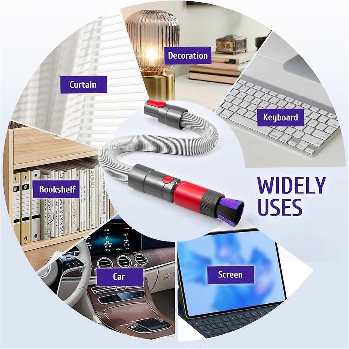 Replacement Attachments for V8 V10 V11 V15 Absolute Detect Animal Vacuum Tools for Home Car Cleaning