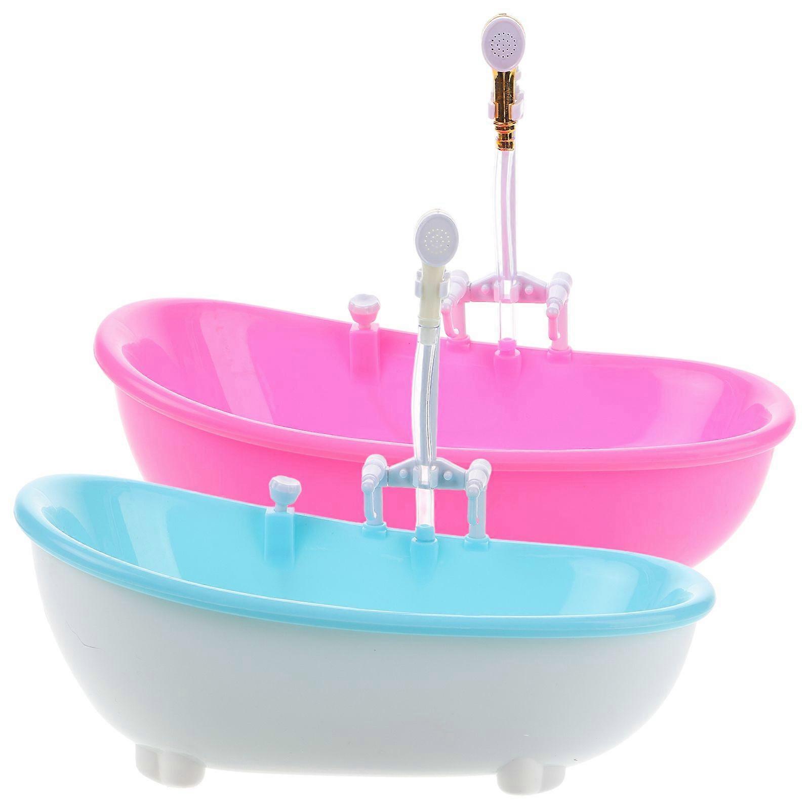 2pcs Multi-functional Mini Bathtub Cup Set Electric Plastic Drinking cup