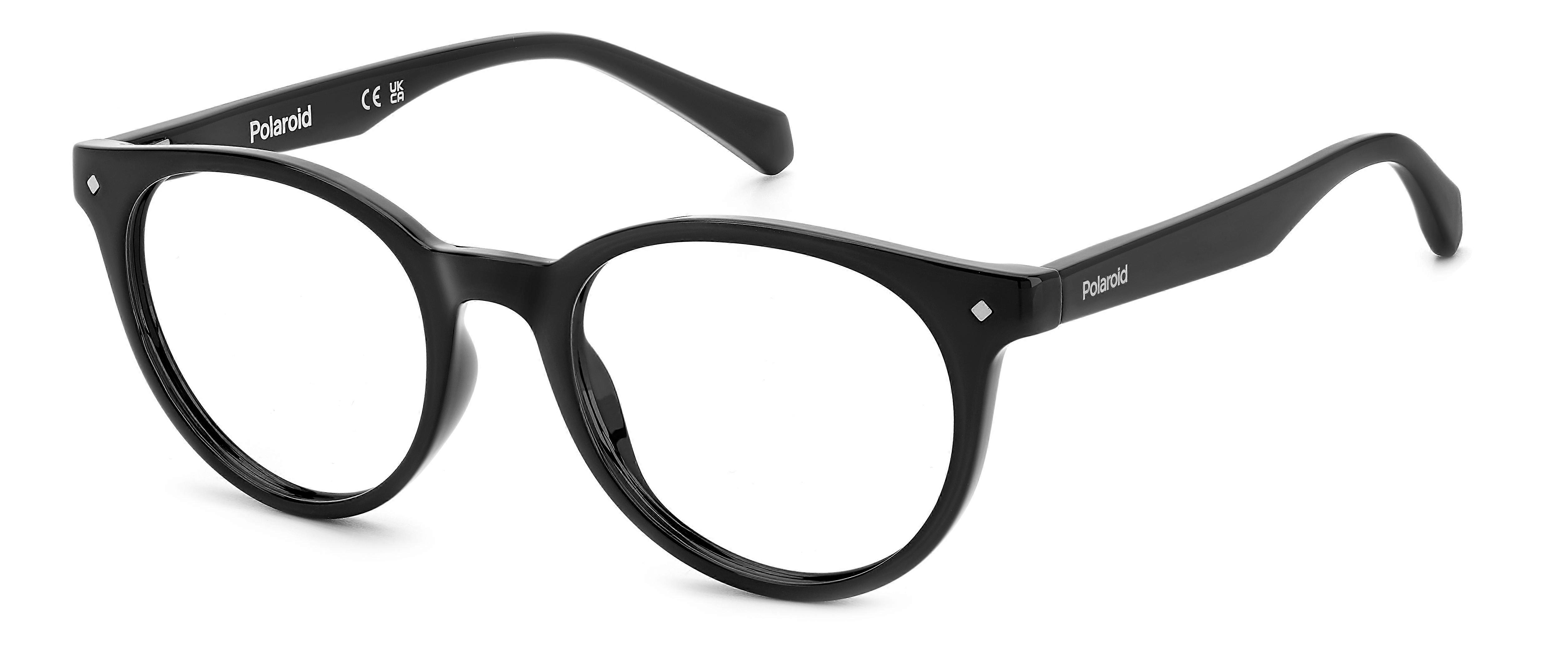 Eyewear Frames POLAROID KIDS PLD D814 807 BLACK 45/18/130 JUNIOR