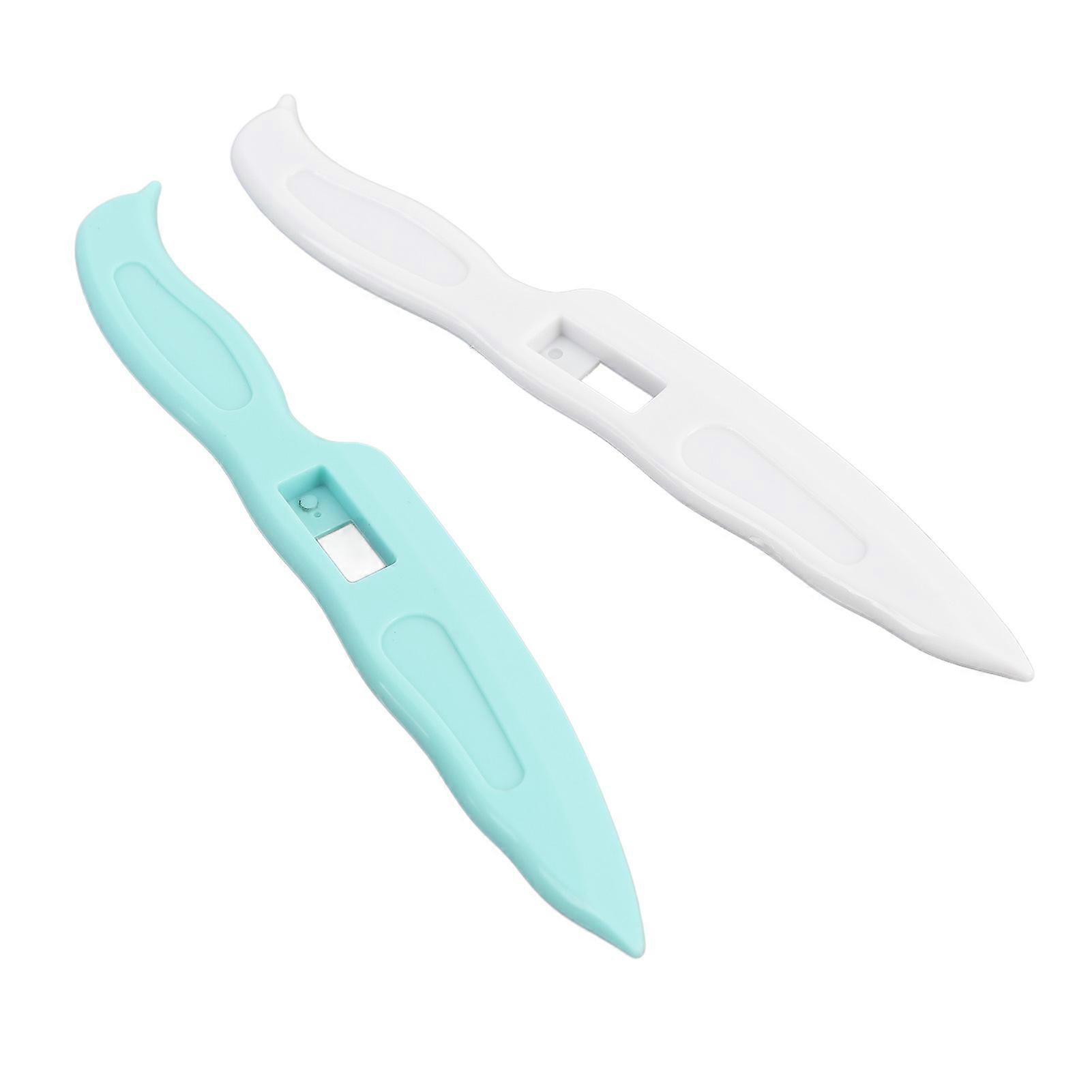 2Pcs Portable ABS Paper Creaser Set for Craft Scoring & Folding