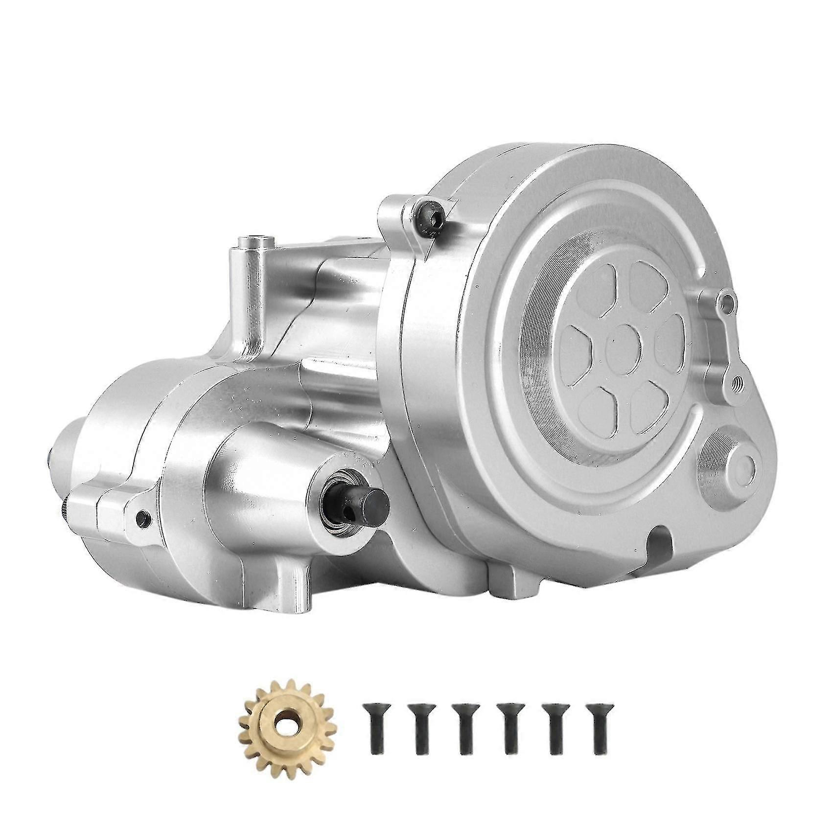 Complete Metal Gearbox Transmission Box With Gear For Axial,silver