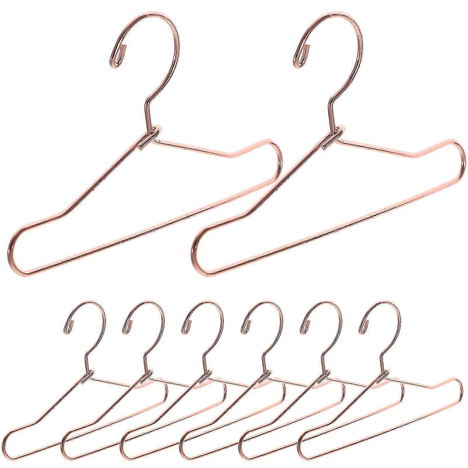 10Pcs Metall Puppen Kleiderbügel Puppe Kleidung Mini Puppe Kleiderbügel Puppe Kleiderbügel Zubehör