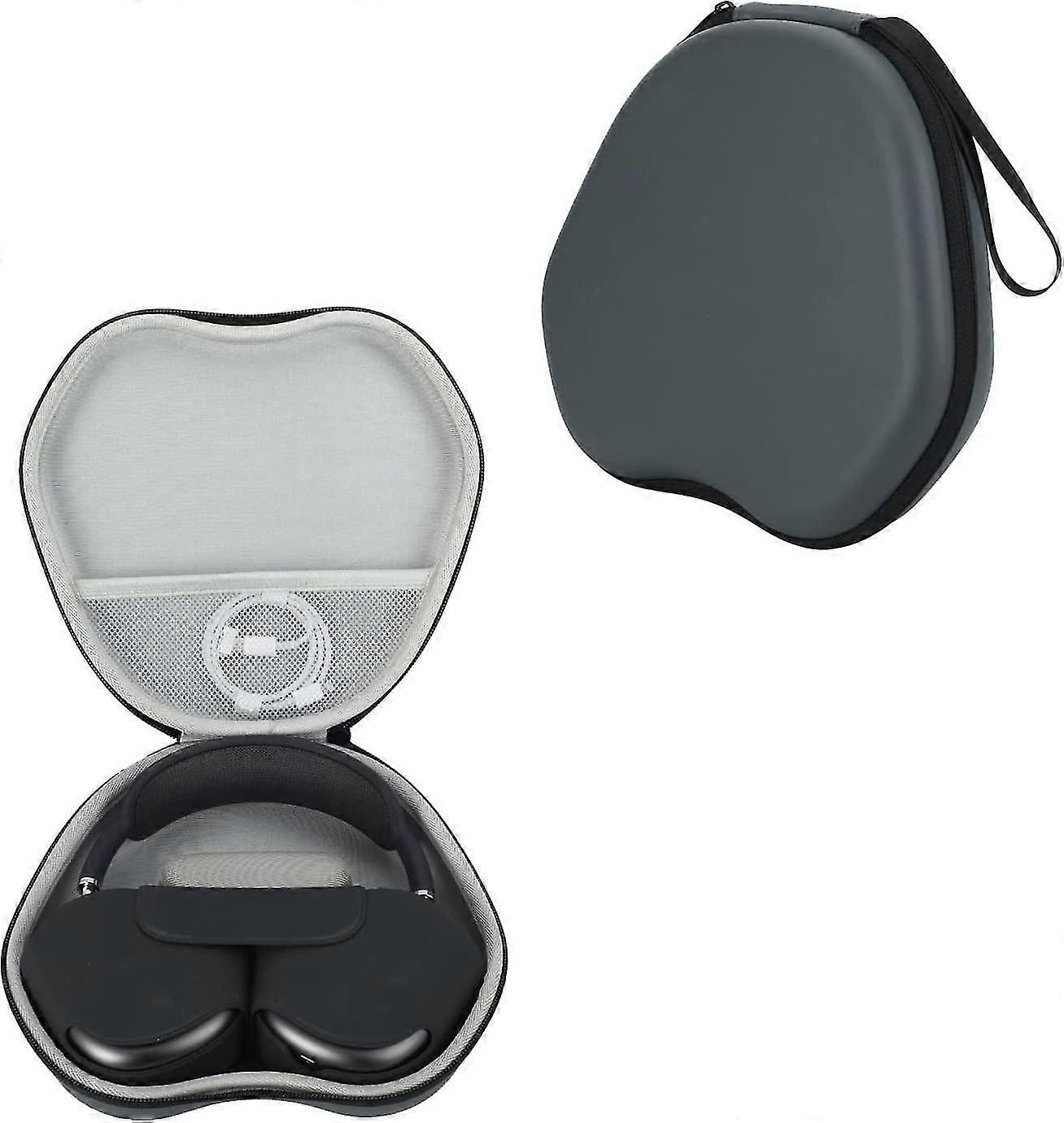 AirPods Max用トラベルケース、ハードキャリングバッグ収納AirPods MaxヘッドセットPU&EVA&ポリエステルポータブル収納ボックス