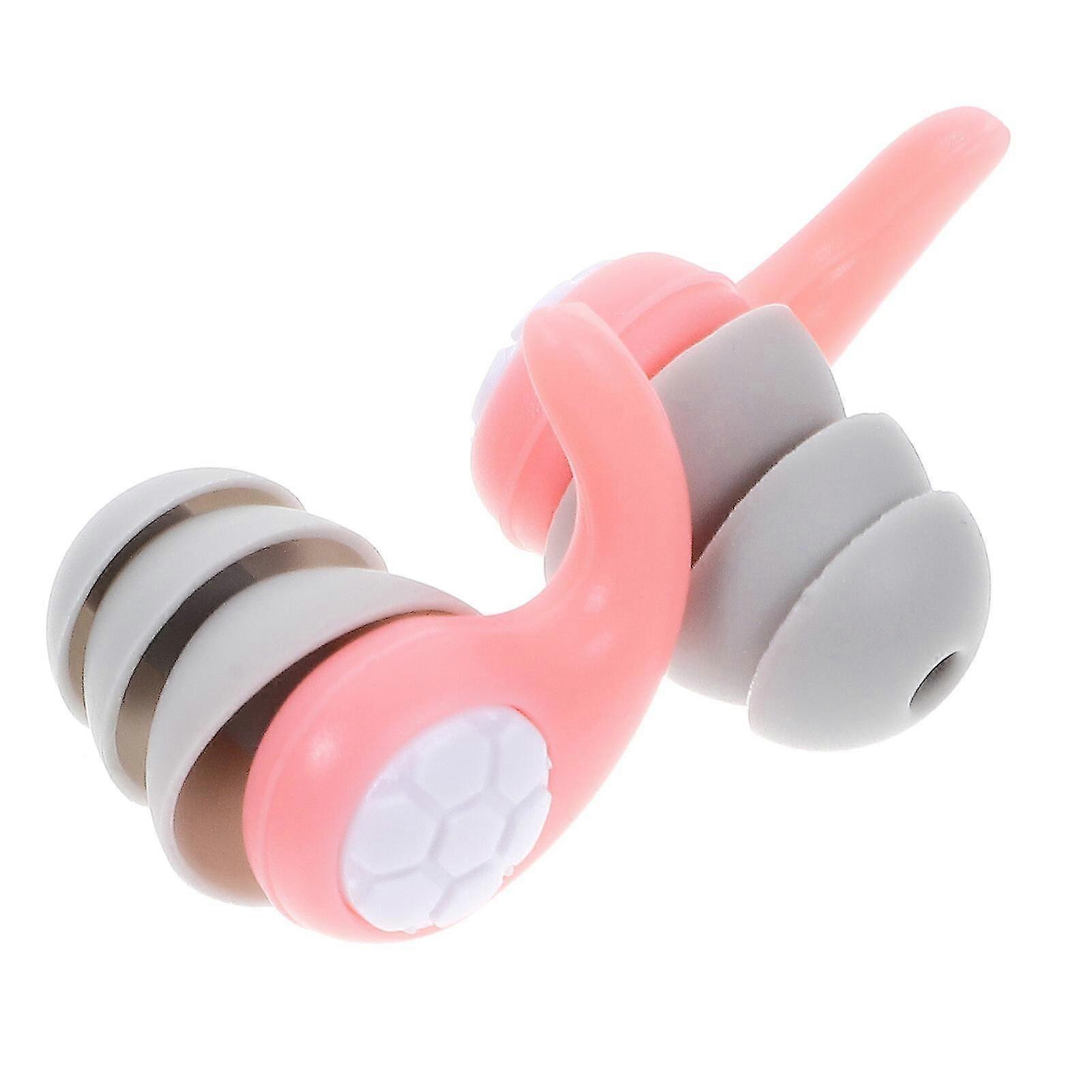 1 Pair of Swimming Ear Plugs Reusable Ear Plugs Flexible Ear Plugs Sound Proof Ear Plugs Small Earplugs