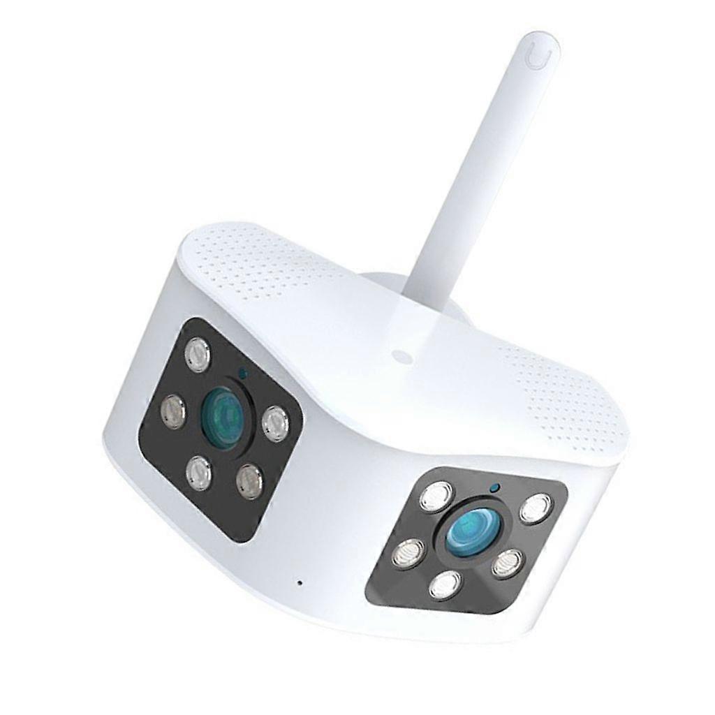 Advanced 4K Resolution Security Camera with Double Lens Mobile Detection